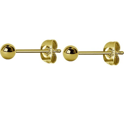 par-de-aros-de-acero-quirurgico-dorado-diseno-bola