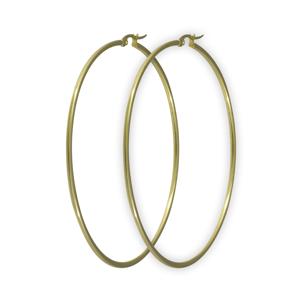 par-de-aros-argollas-de-acero-quirurgico-dorado-varias-medidas